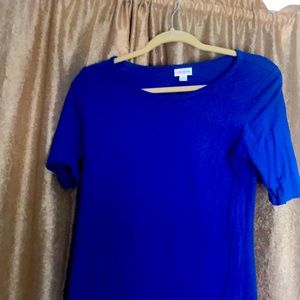 Vibrant blue pencil dress